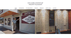 Desktop Screenshot of mtpleasanteyecare.com